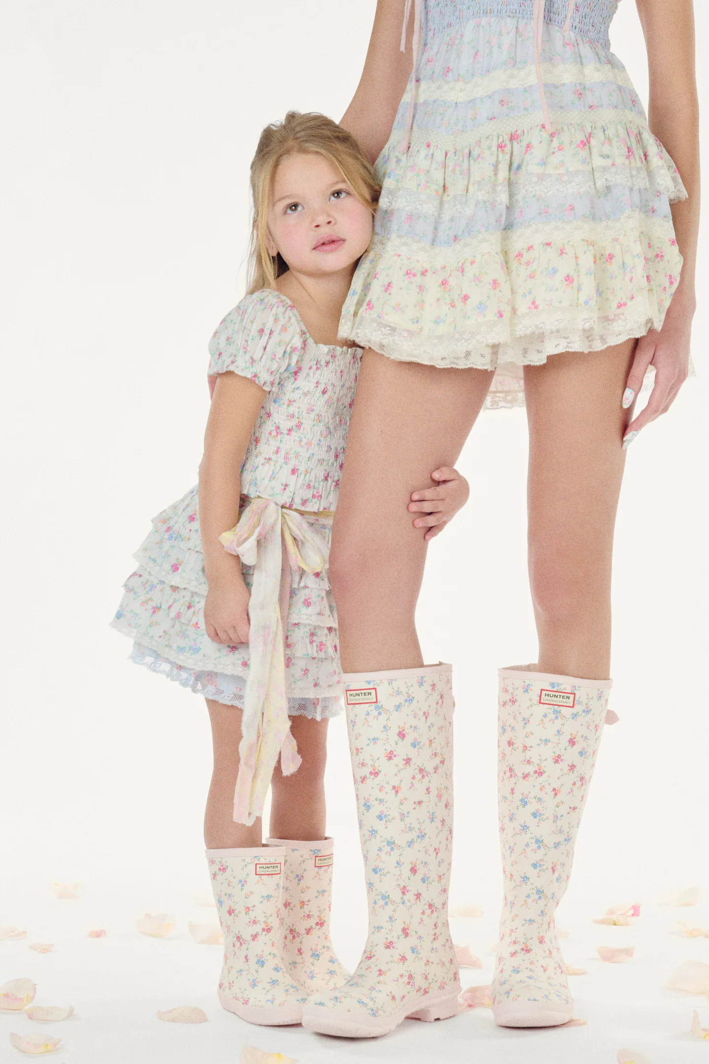 Hunter x LoveShackFancy Womens Original Tall Boot - SUNRISE PATCHWORK - Mymoui