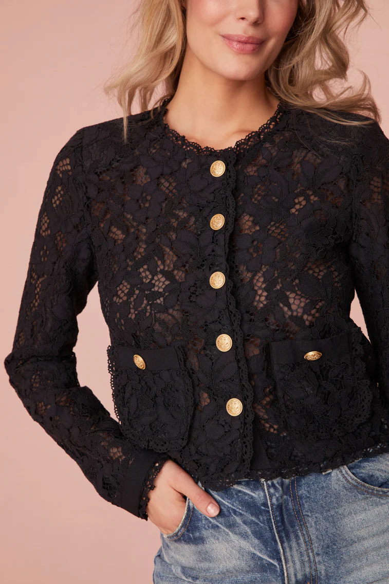 Richard Sheer Lace Jacket - Mymoui