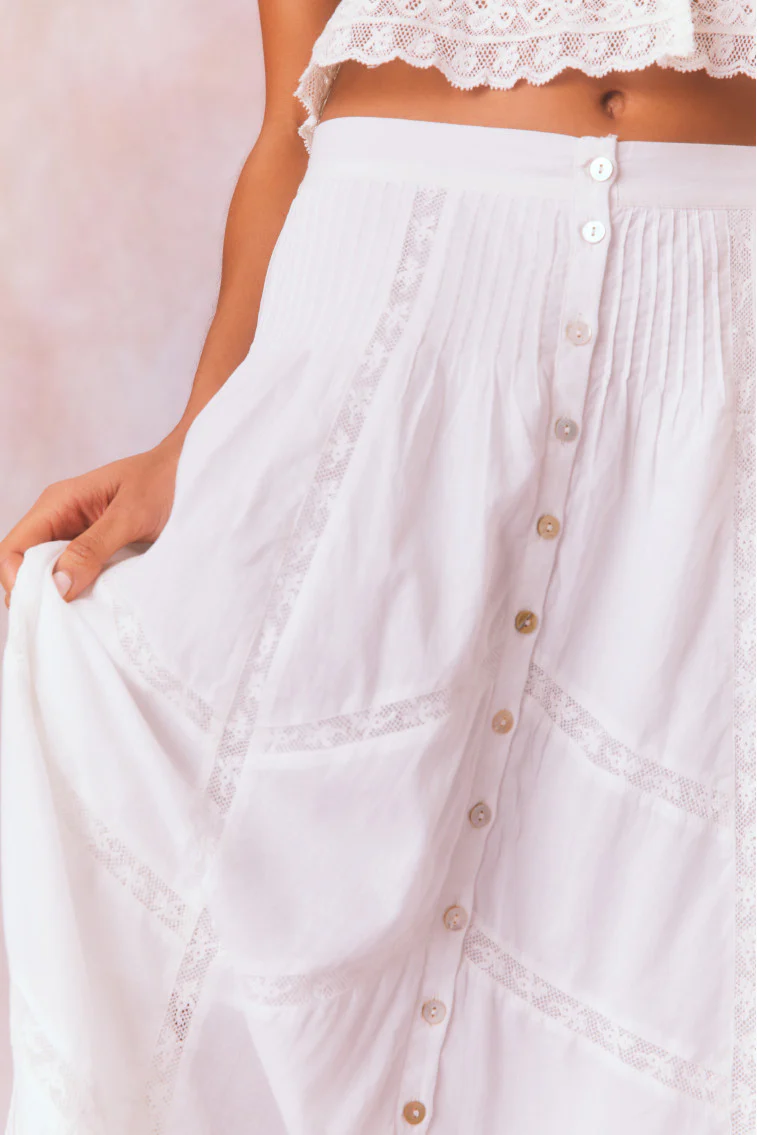 Ritson Cotton Midi Skirt - Mymoui