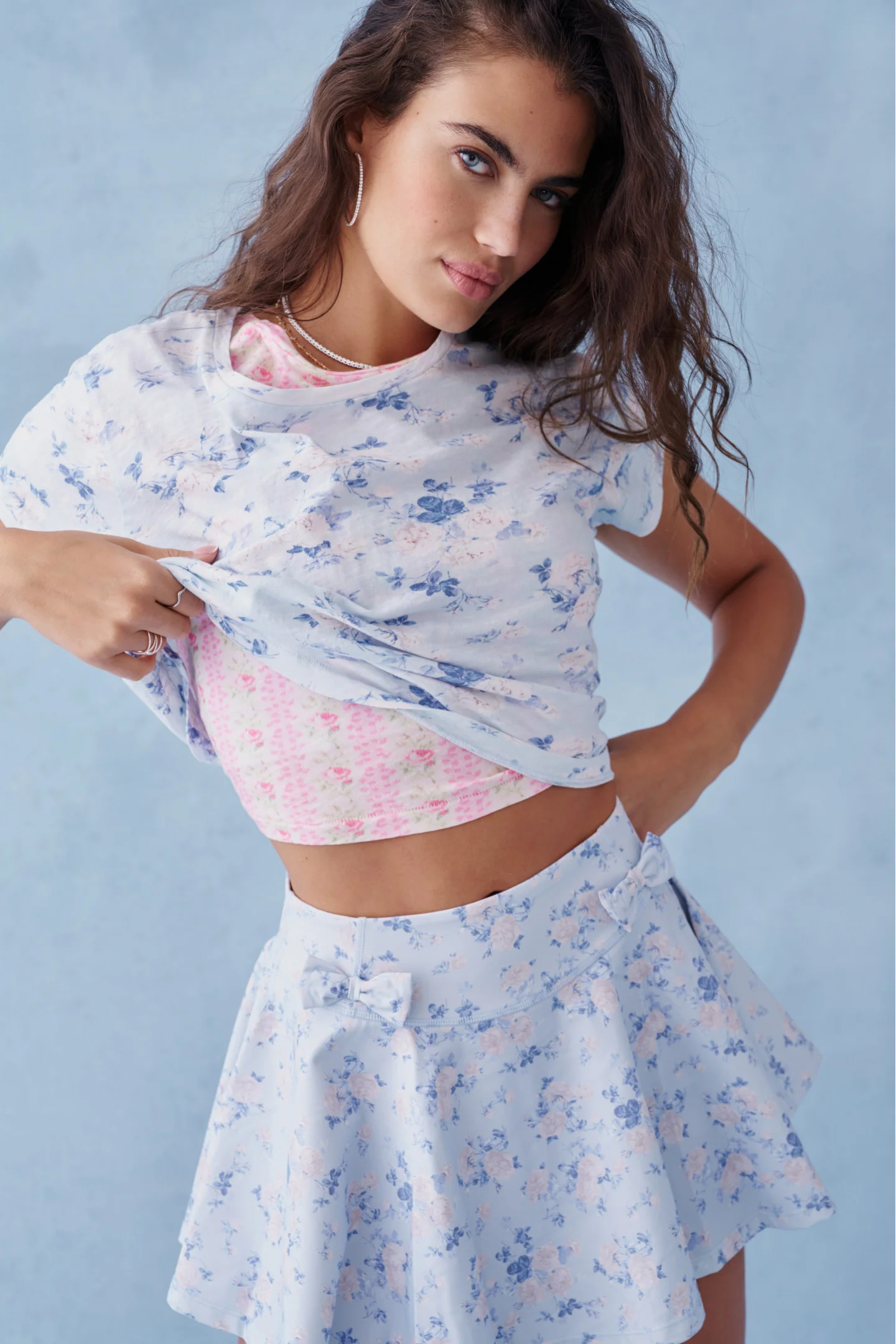 Rubin Cropped Tee - WHISPER BLUE - Mymoui