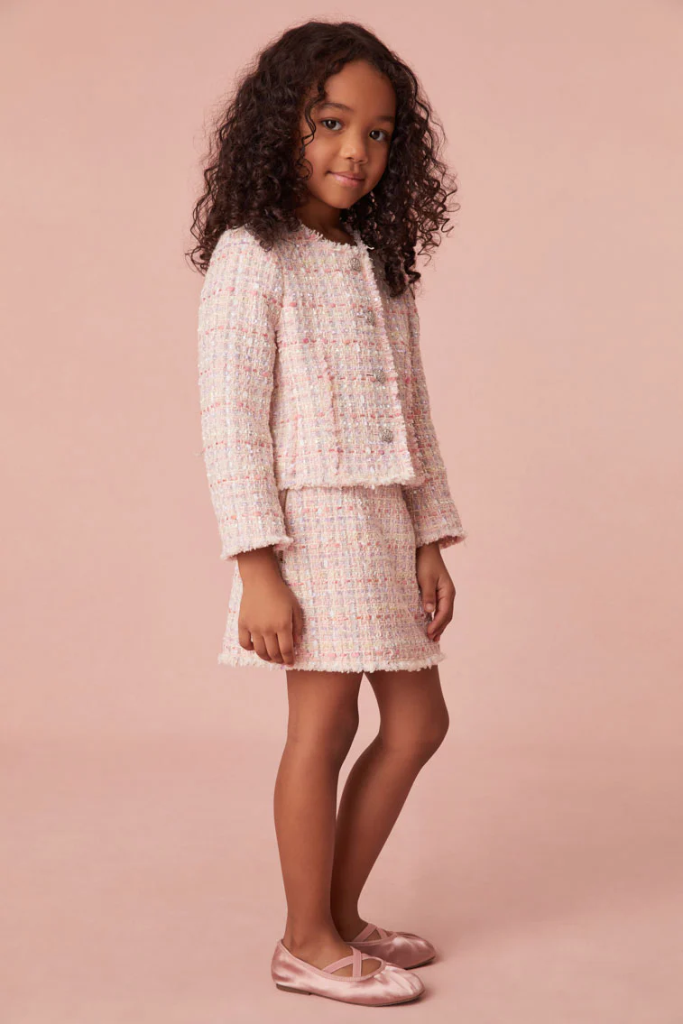 Girls Roelle Tweed Skirt - Mymoui