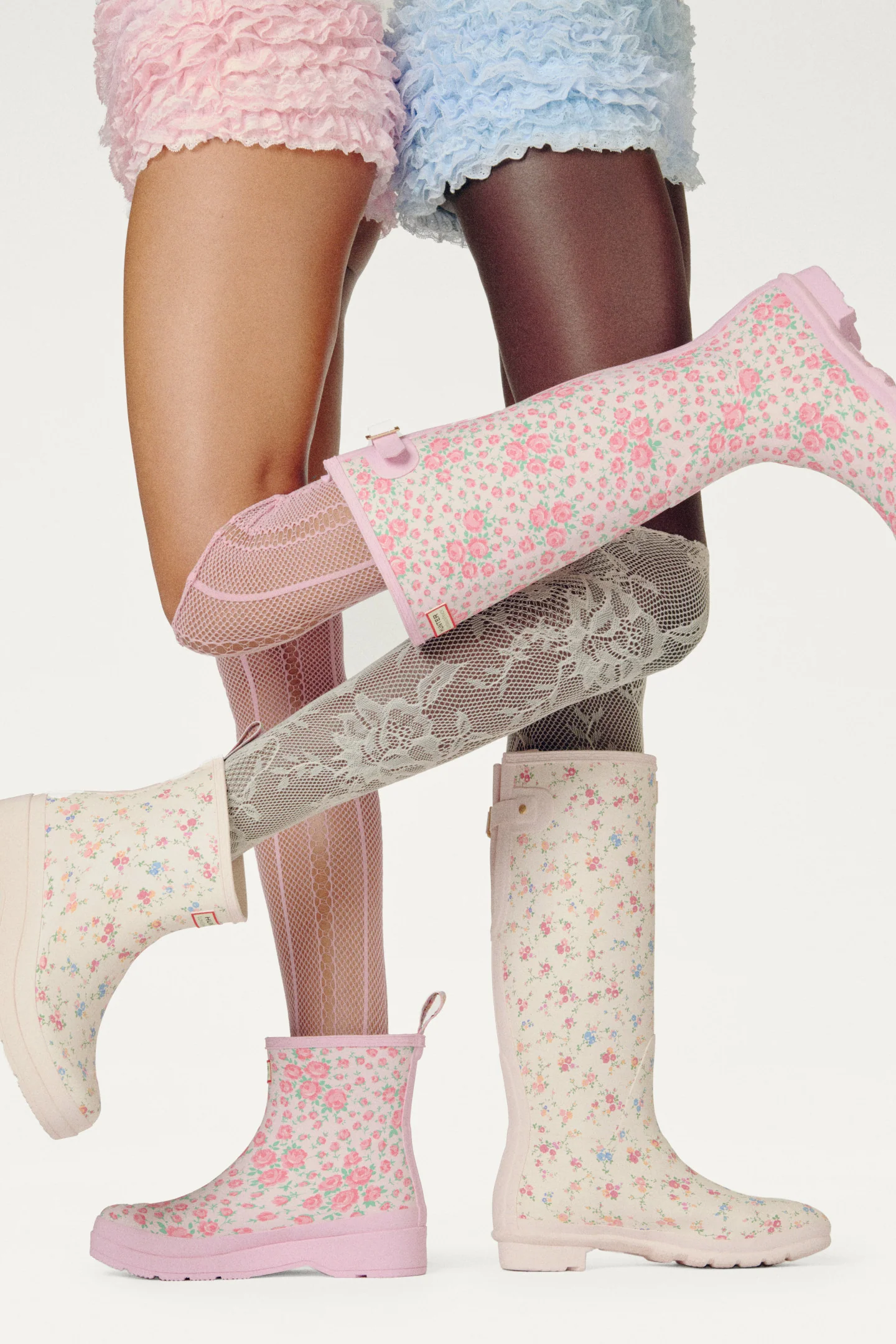 Hunter x LoveShackFancy Womens Play Boot - SUNRISE PATCHWORK - Mymoui