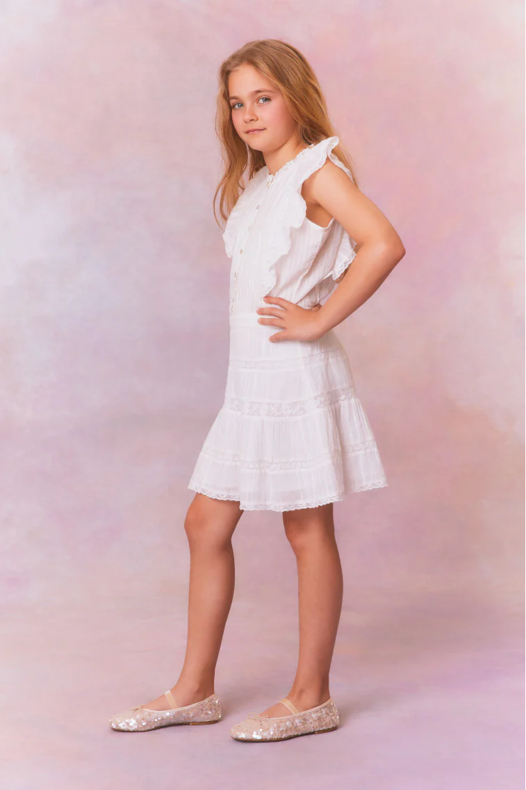 Girls Yuca Cotton Dress - Mymoui