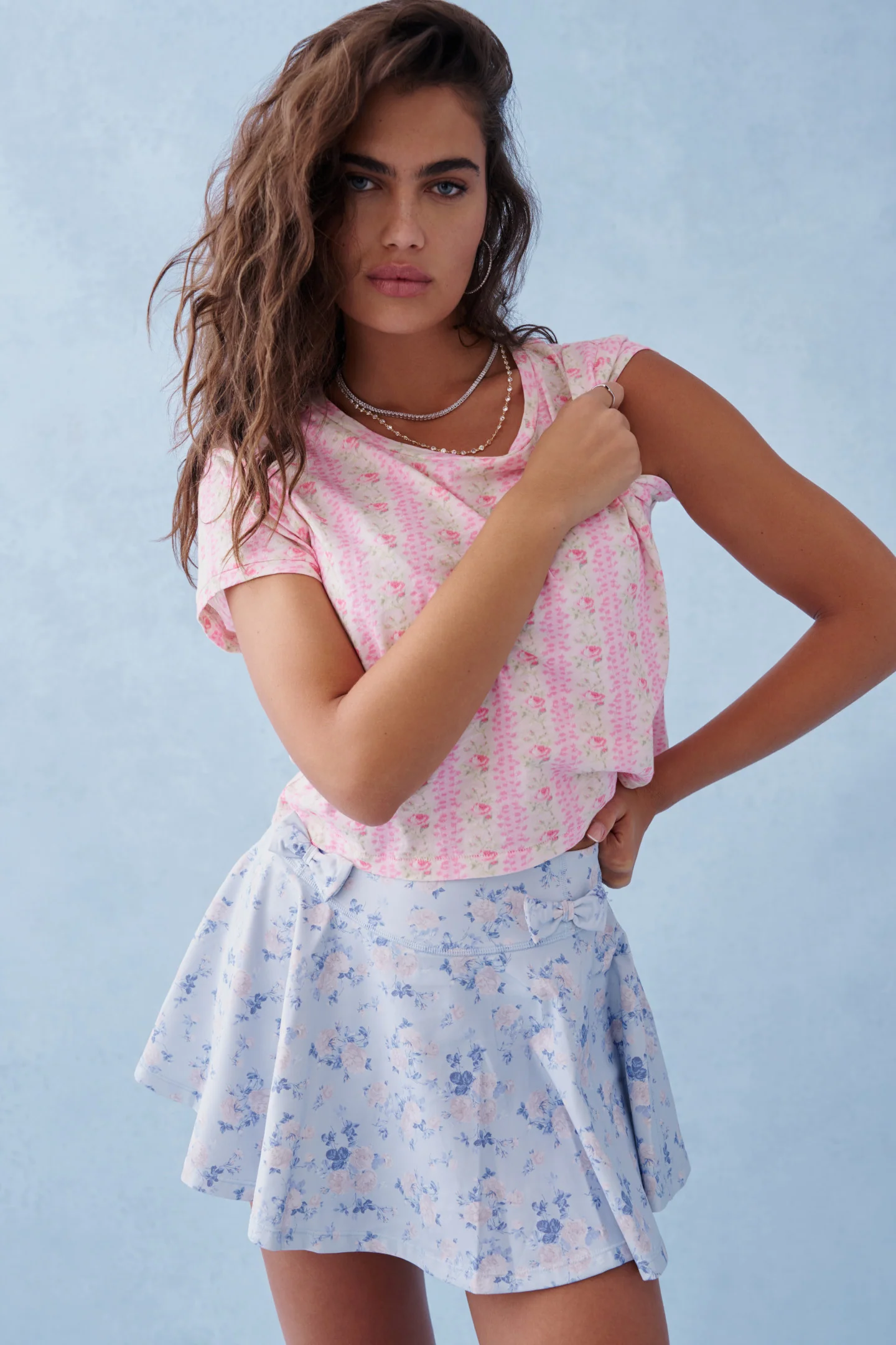 Rubin Cropped Tee - PINK MACARON - Mymoui